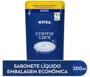 Sabonete Líquido Nivea Refil Creme Care 200ml na Amazon