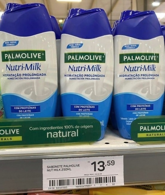 Sabonete Líquido Palmolive Nutri-Milk Hidratante 250Ml na Amazon