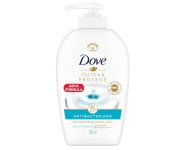 Sabonete Líquido Para as Mãos Dove Antibacteriano Cuida & Protege Elimina até 99,9% das Bactérias – 250ml na Amazon