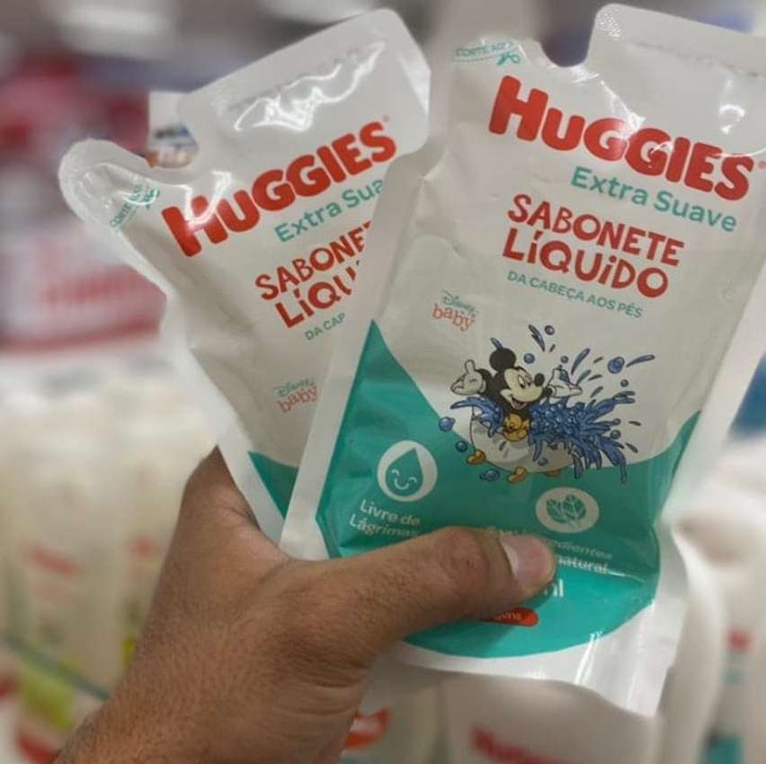 Sabonete Líquido Refil Huggies Extra Suave – 200ml na Amazon