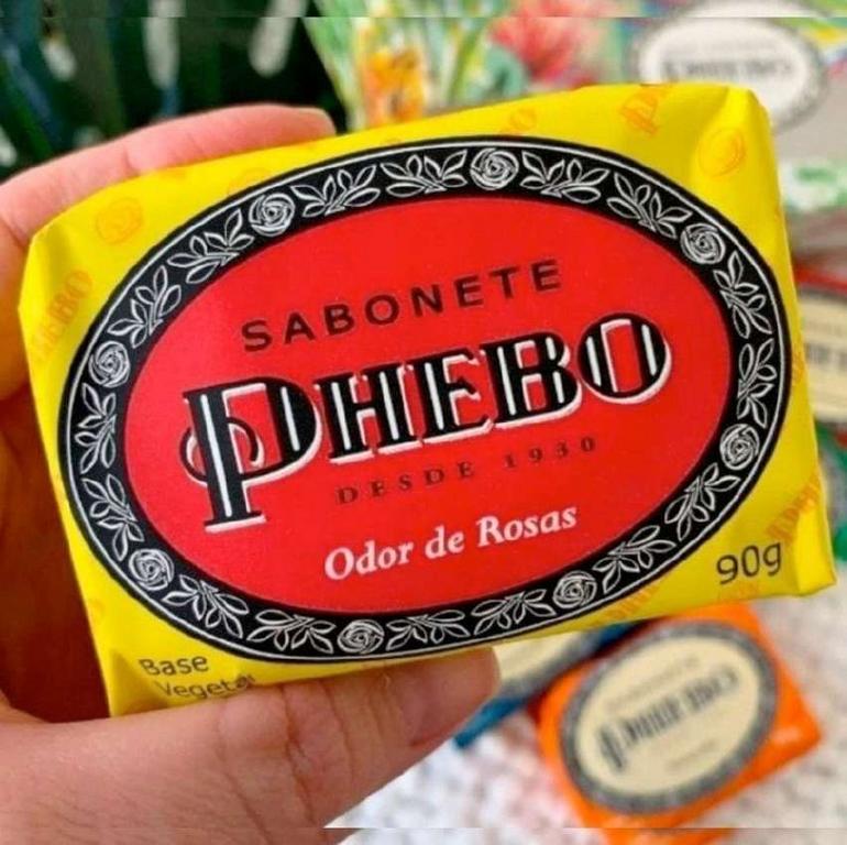 Sabonete Odor de Rosas, Phebo, Amarelo, 90 G na Amazon