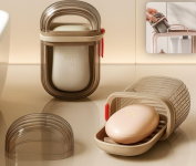 Saboneteira para Viagem com Estojo Escorredor na Amazon