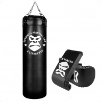 Saco Pancada Boxe120 Cm + Luva Bate Saco Muay Thai Treino Luta Cor Preto Equipamento Luta Gorilla na Amazon