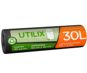 Saco para lixo, 30 litros, Preto, Rolo com 30 sacos na Amazon