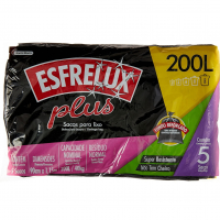 Sacos Para Lixo Esfrelux Plus 200l (40kg) na Amazon