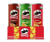 Salgadinho de Batata Frita 3 Sabores – Original, Creme e Cebola e Churrasco – Pringles Pack Promo na Amazon