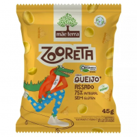 Salgadinho De Milho E Arroz Integral Orgânico Queijo Mãe Terra Zooreta 45g na Americanas