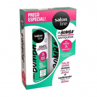 Salon Line, Kit Shampoo E Condicionador, SOS Bomba, Antiqueda - Todos Os Tipos De Cabelo, 200 Ml Cada na Amazon