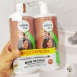 Salon Line, Kit Shampoo e Condicionador, SOS Cachos, Coco, Tratamento Profundo, Vegano – Cabelos Ondulados, Cacheados e Crespos, 1 L cada na Amazon