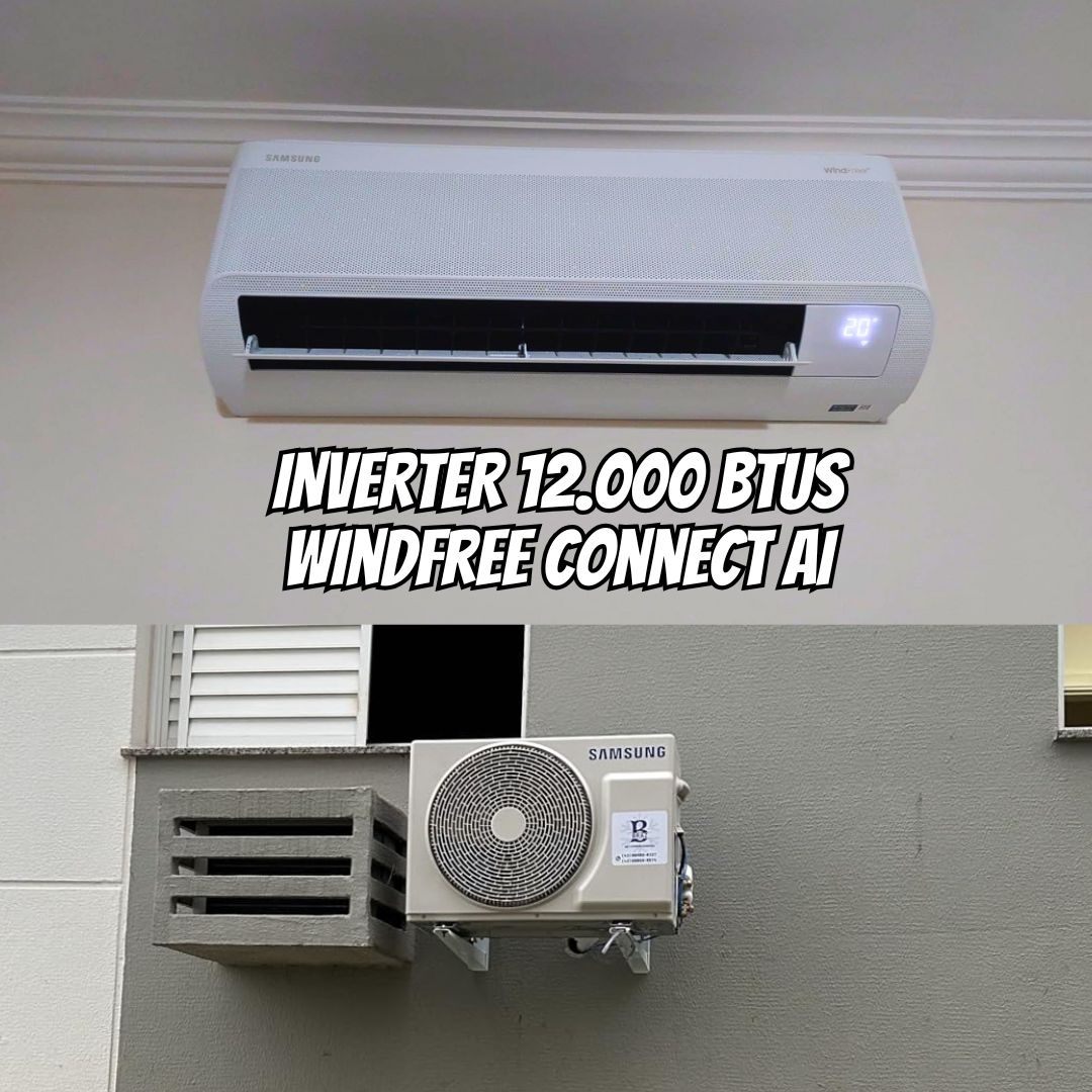 Samsung Ar-condicionado Split Inverter WindFree AI 12.000 BTUs Frio Sem Vento AR12DYFAAWKNAZ 220V na Amazon