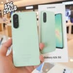 Samsung Celular Galaxy A26 5G 256GB, 8GB RAM, Câmera de 50MP, IP67, Tela Super AMOLED 6.7″, NFC (Verde) na Amazon