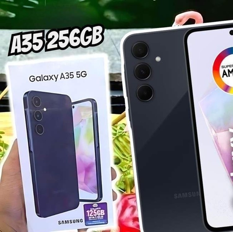 Samsung Galaxy A35 5G, Câmera Tripla Traseira de até 50MP, Selfie de 13MP, Nightography, Apagador de objetos, Design em vidro, IP67, Tela Super AMOLED de 6.6″ 120Hz Vision Booster, 256GB – Azul Escuro na Amazon