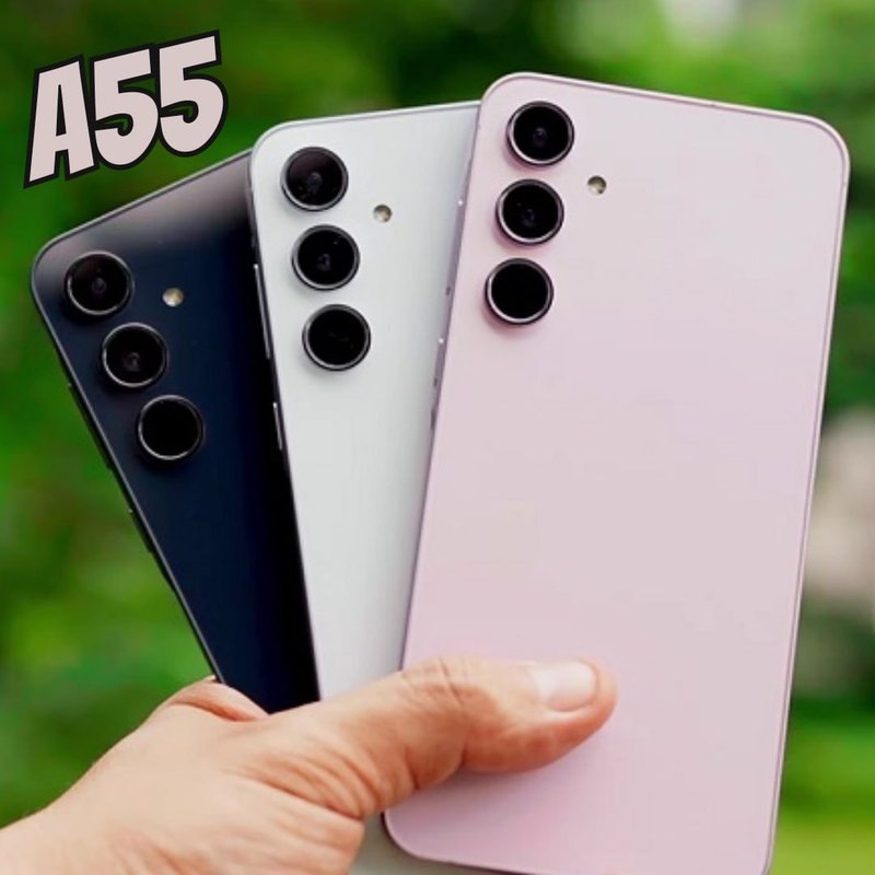 Samsung Galaxy A55 5G, Câmera Tripla Traseira de até 50MP, Selfie de 32MP, Nightography, Apagador de objetos, Design em metal e vidro, IP67, Super AMOLED 6.6″ 120Hz Vision Booster, 128GB na Amazon