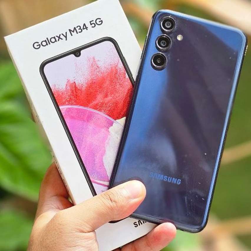 Samsung Galaxy M34 5G 128GB 6GB RAM Mega Bateria 6000mAh Câmera Tripla 50MP+8+2 OctaCore 6.5″ 120Hz na Casas Bahia