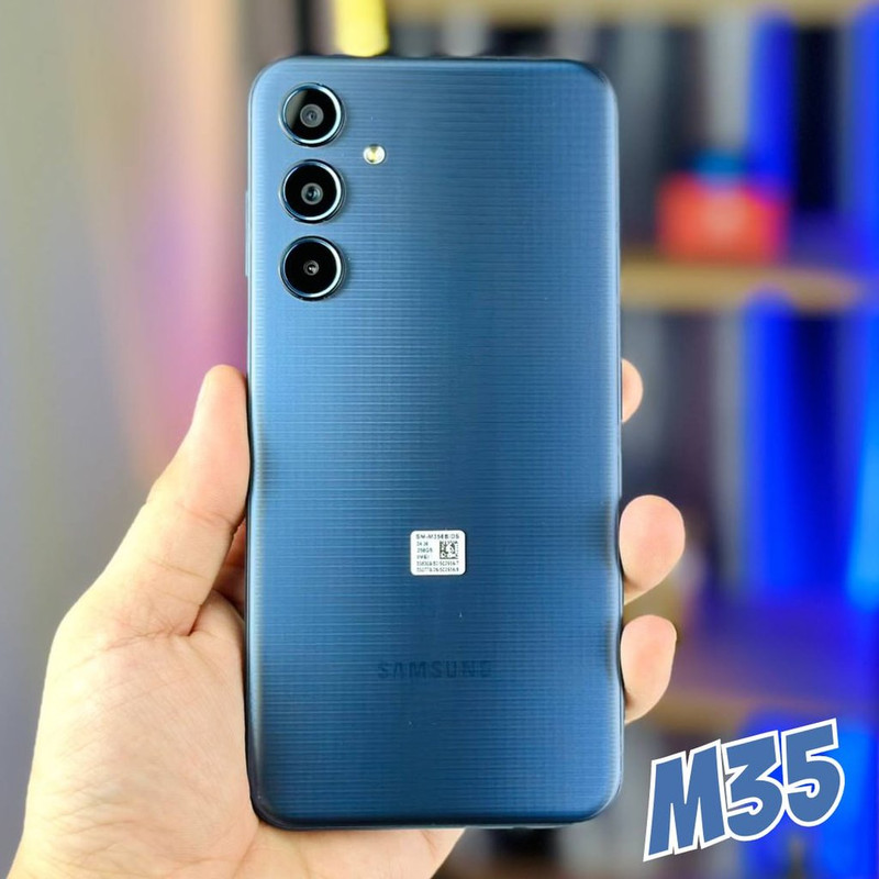 Samsung Galaxy M35 5G, Câmera Tripla Traseira de até 50MP, Selfie de 13MP, Nightography, Apagador de objetos, Tela Super AMOLED + de 6.6″ 120Hz Vision Booster, 256 GB, 8GB de RAM na Amazon