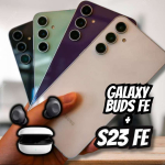 Samsung Galaxy S23 FE 5G Smartphone Android 256GB + Galaxy Buds FE Sem Fio Grafite na Magazine Luiza
