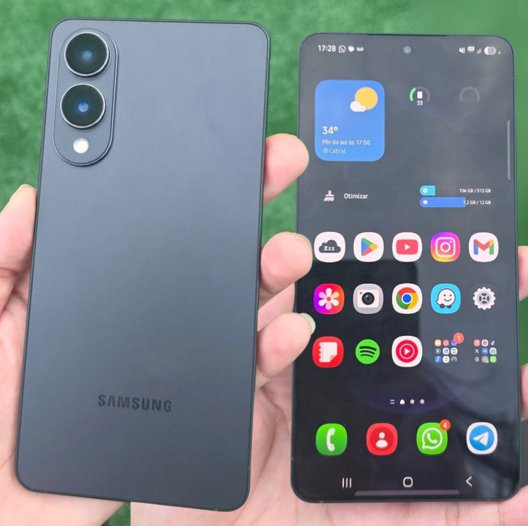 Samsung Galaxy S25 Edge 5G, 512GB, 12GB, Câmera 200MP na Amazon