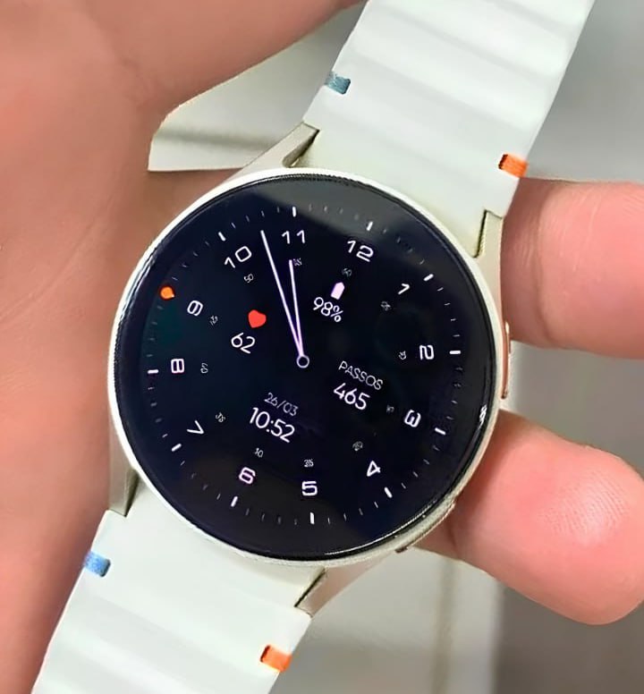 Samsung Galaxy Watch7 Smartwatch 40mm Bluetooth, Galaxy AI, Tela em Cristal de Safira, GPS de Dupla Frequência, Monitoramento avançado de saúde, sono e de coração, Processador de 3nm – Creme na Amazon
