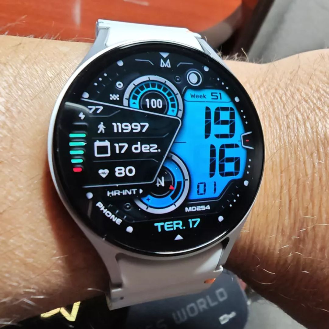 Samsung Galaxy Watch7 Smartwatch 44mm Bluetooth, Galaxy AI, Tela em Cristal de Safira na Shopee
