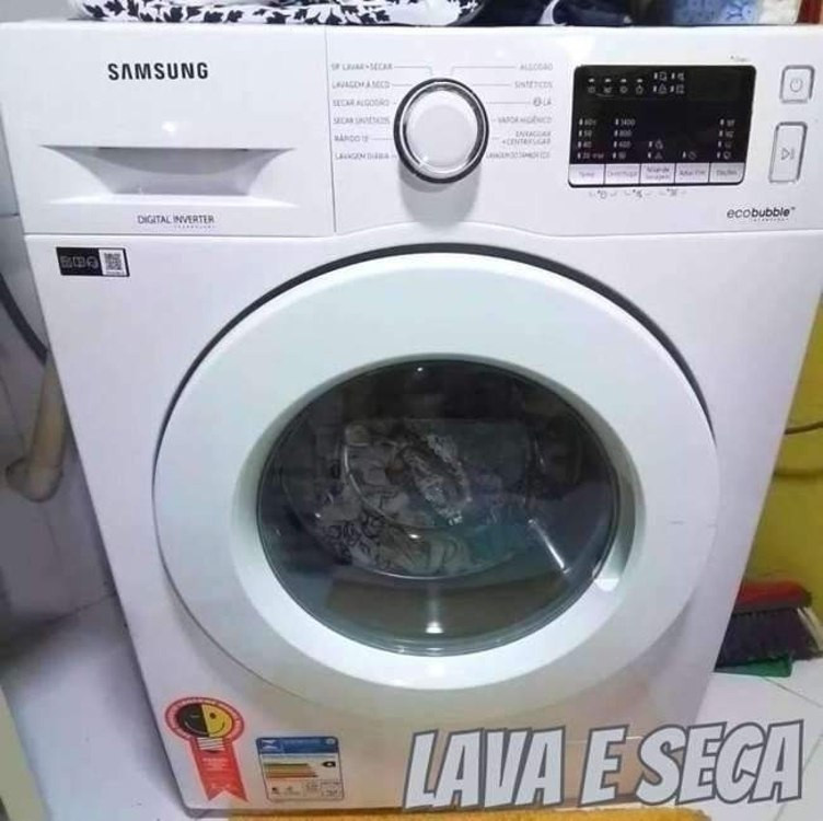 Samsung Lava e Seca Digital Inverter Ecobubble™ WD10M Branca 10.1kg 220V na Amazon