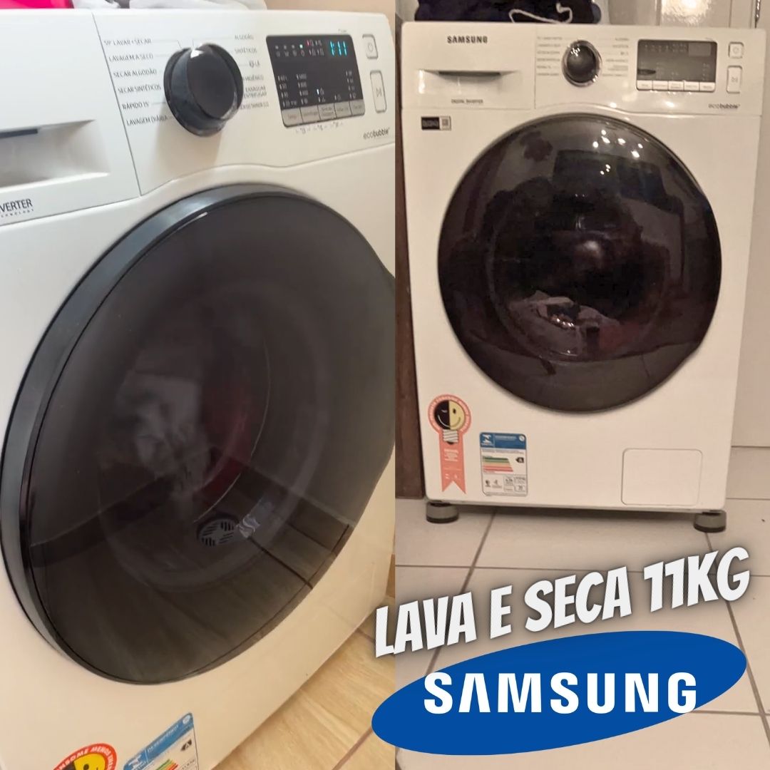 Samsung Lava e Seca Ecobubble 11kg Branca Wd11a na Amazon