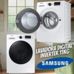 Samsung Lavadora de Roupas Digital Inverter Porta Black WW11T Branca 11kg 220V na Amazon