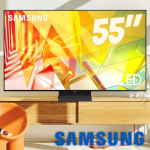 Samsung Q90T – Smart TV QLED 55″, 4K, UHD, 120Hz, Alexa built in, Processador com IA, Tela sem limites na Amazon