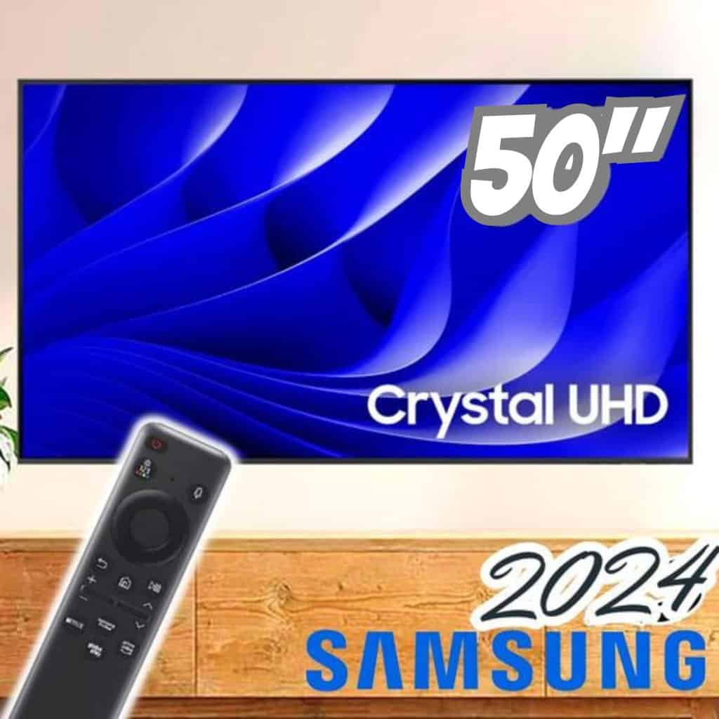Samsung Smart TV 50" Crystal UHD 4K 50DU8000 - Painel Dynamic Crystal Color, Gaming Hub na Amazon