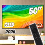 Samsung Smart TV 50″ QLED 4K 50Q60D – Tecnologia de Pontos Quânticos, Design AirSlim na Amazon