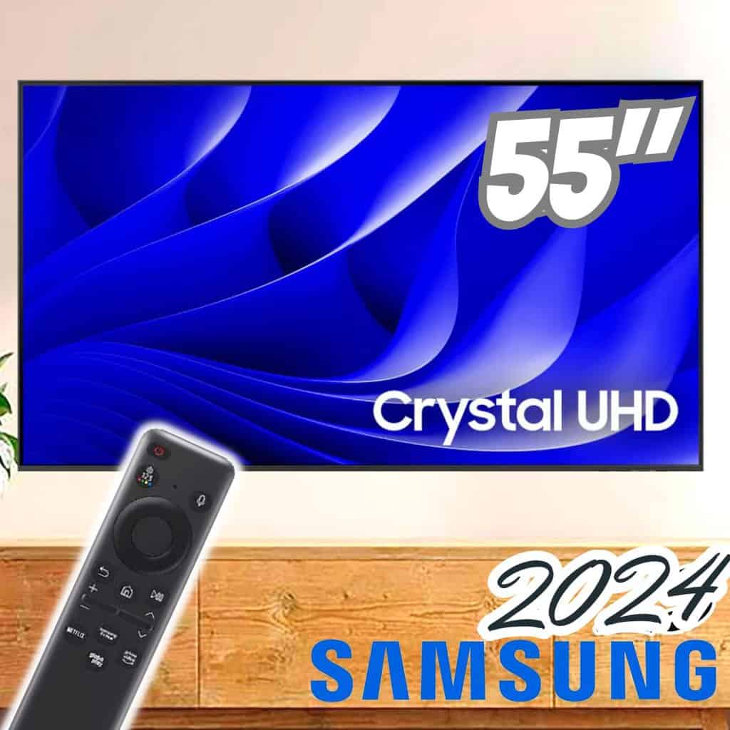 Samsung Smart TV 55" Crystal UHD 4K 55DU8000 - Painel Dynamic Crystal Color, Gaming Hub na Amazon