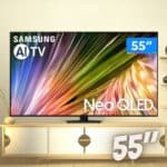 Samsung Smart TV 55″ Neo QLED 4K 55QN85D – Processador com AI, Upscaling 4K, Mini LED, Painel 120hz na Amazon