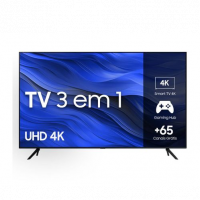 Samsung Smart TV 58" UHD 4K 58CU7700 2023, Processador Crystal 4K, Gaming Hub na Fastshop