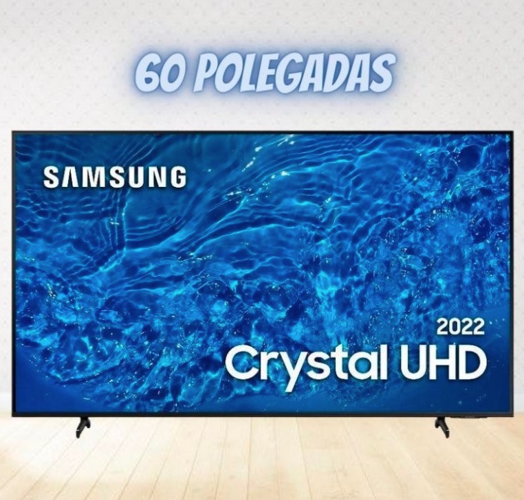 Samsung Smart TV 60″ Crystal UHD 4K 60BU8000 na Americanas