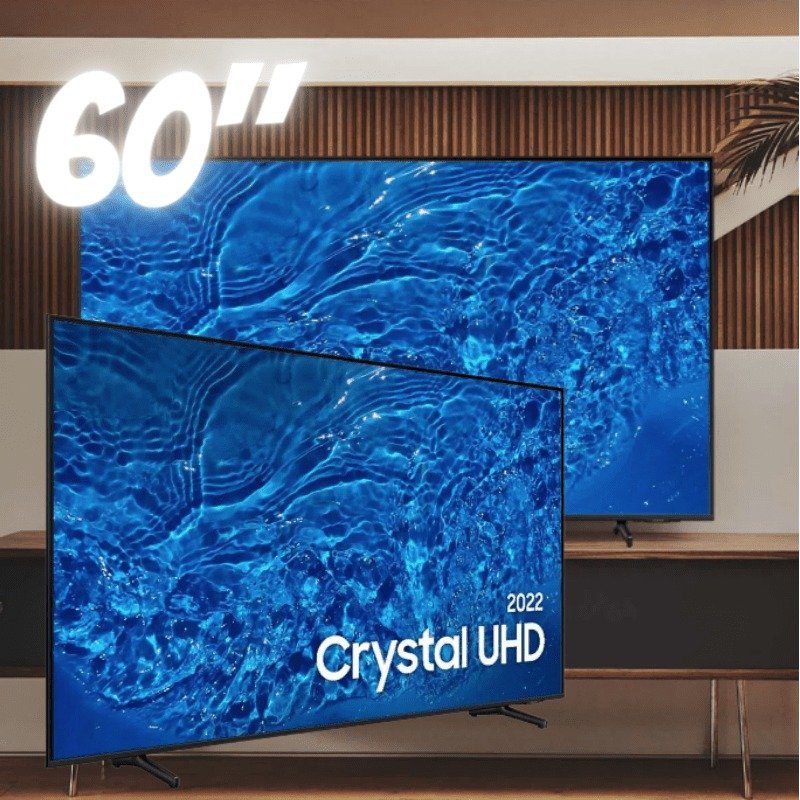 Samsung Smart TV 60" Crystal UHD 4K 60BU8000 na Girafa