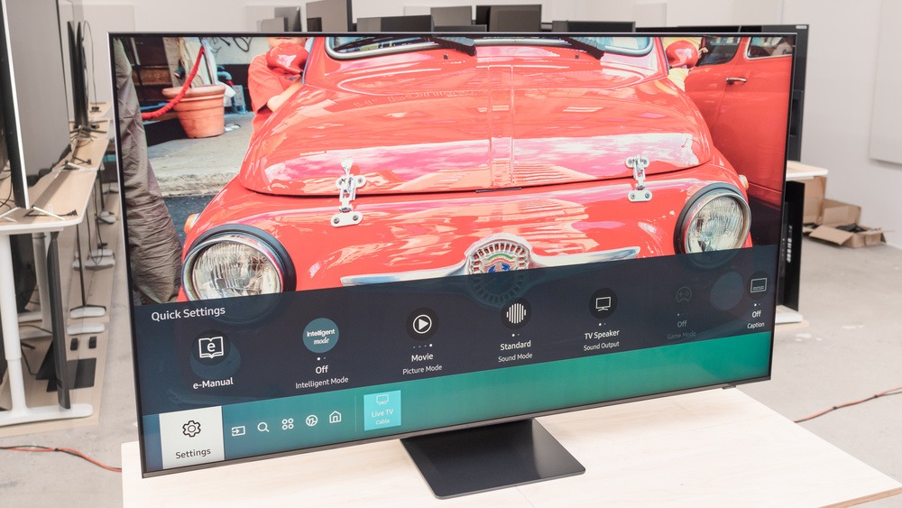 Samsung Smart TV 65” QLED 8K 65Q800T, Processador com IA, Borda Infinita, Alexa built in, Som em Movimento, Modo Ambiente 3.0 na Americanas