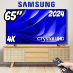 Samsung Smart TV 65″ UHD 4K 65DU7700 – Processador Crystal 4K, Gaming Hub na Amazon