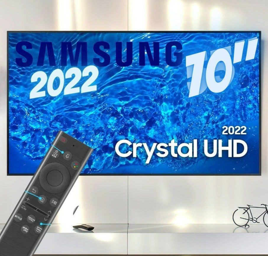Samsung Smart Tv 70 Polegadas Crystal Uhd 4k Bu8000 2022 na Americanas
