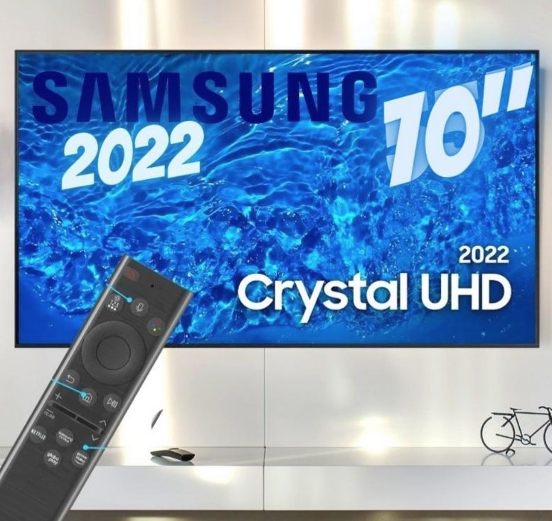 Samsung Smart Tv 70 Polegadas Crystal Uhd 4k Bu8000 2022 na Americanas