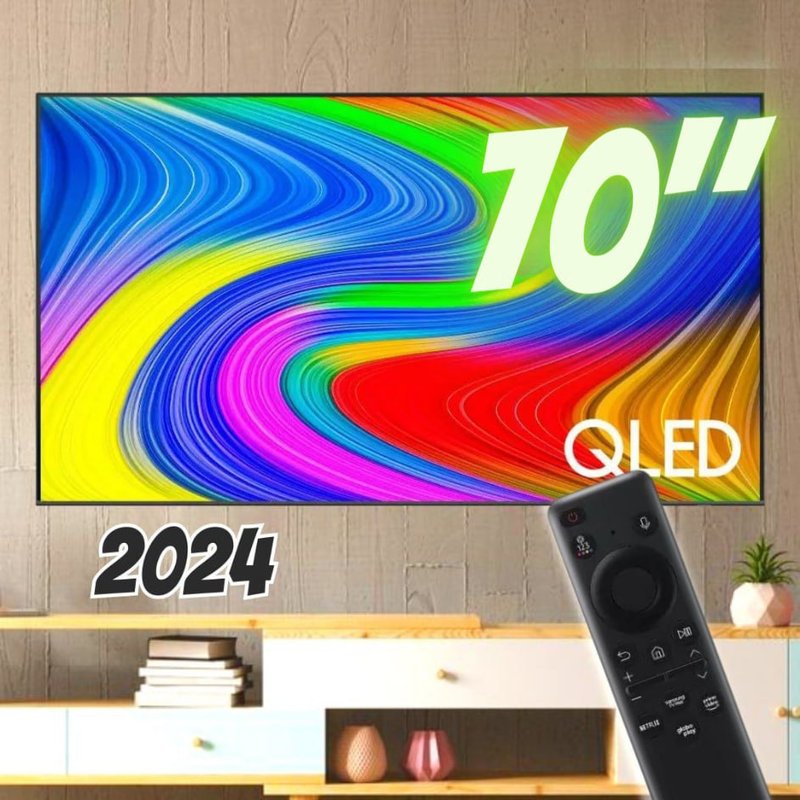 Samsung Smart TV 70″ QLED 4K 70Q65D – Tecnologia de Pontos Quânticos, Design AirSlim na Amazon