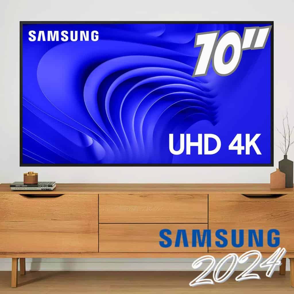 Samsung Smart TV 70" UHD 4K 70DU7700 - Processador Crystal 4K, Gaming Hub na Amazon