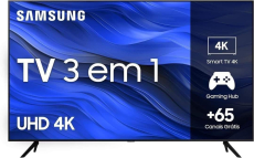 SAMSUNG Smart TV Crystal 50″ 4K UHD CU7700 – Alexa built in, Samsung Gaming Hub, Preto na Amazon