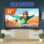 Samsung Smart TV LED 32″ HD LS32BETBL – Wifi, HDMI, USB na Amazon