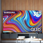 Samsung Smart TV QLED 55″ 4K UHD Q60C – Alexa built in, Modo Game, Tela sem limites na Amazon