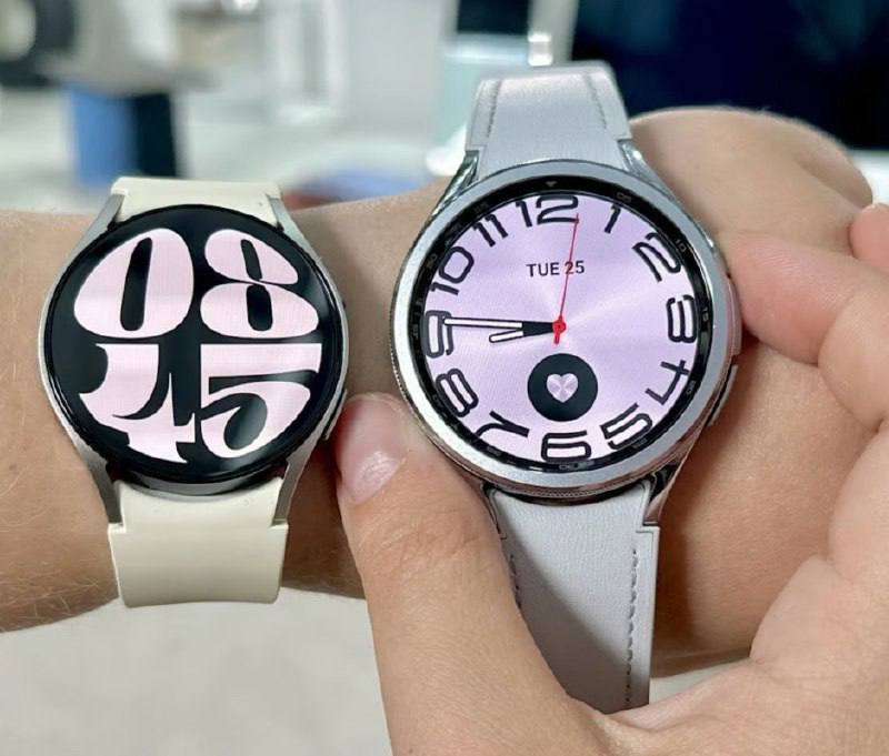 Samsung Smartwatch Galaxy Watch6 BT 40mm Tela Super AMOLED de 1.31″ Creme na Amazon