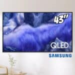 Samsung Vision AI TV 43″ QLED 4K QEF1 2025, Pontos Quânticos, Processador com AI, Art Store, Alexa na Amazon