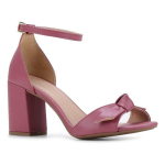 Sandália Griffe com Laço Salto Grosso Feminina na Magazine Luiza