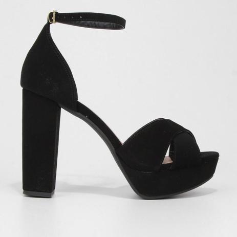 Sandália Griffe Salto Grosso Meia Pata Feminina – Magazine na Magazine Luiza