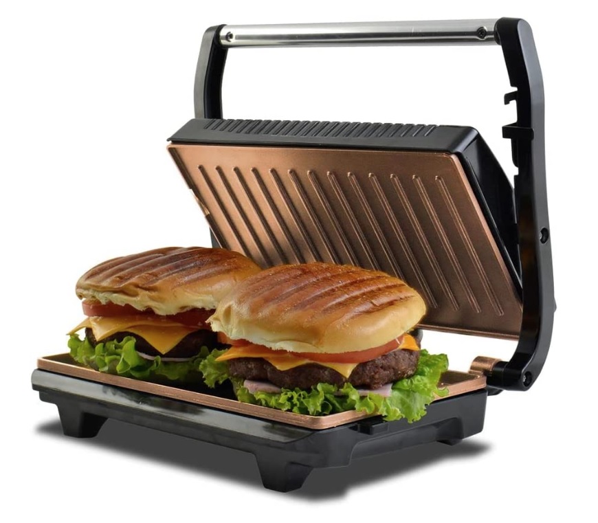 SANDUICHEIRA E GRILL BRITÂNIA REVESTIMENTO GOLD BGR24G na Amazon