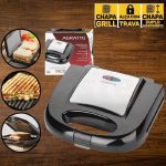 Sanduicheira E Grill Elétrico Agratto Inox 750w na Amazon