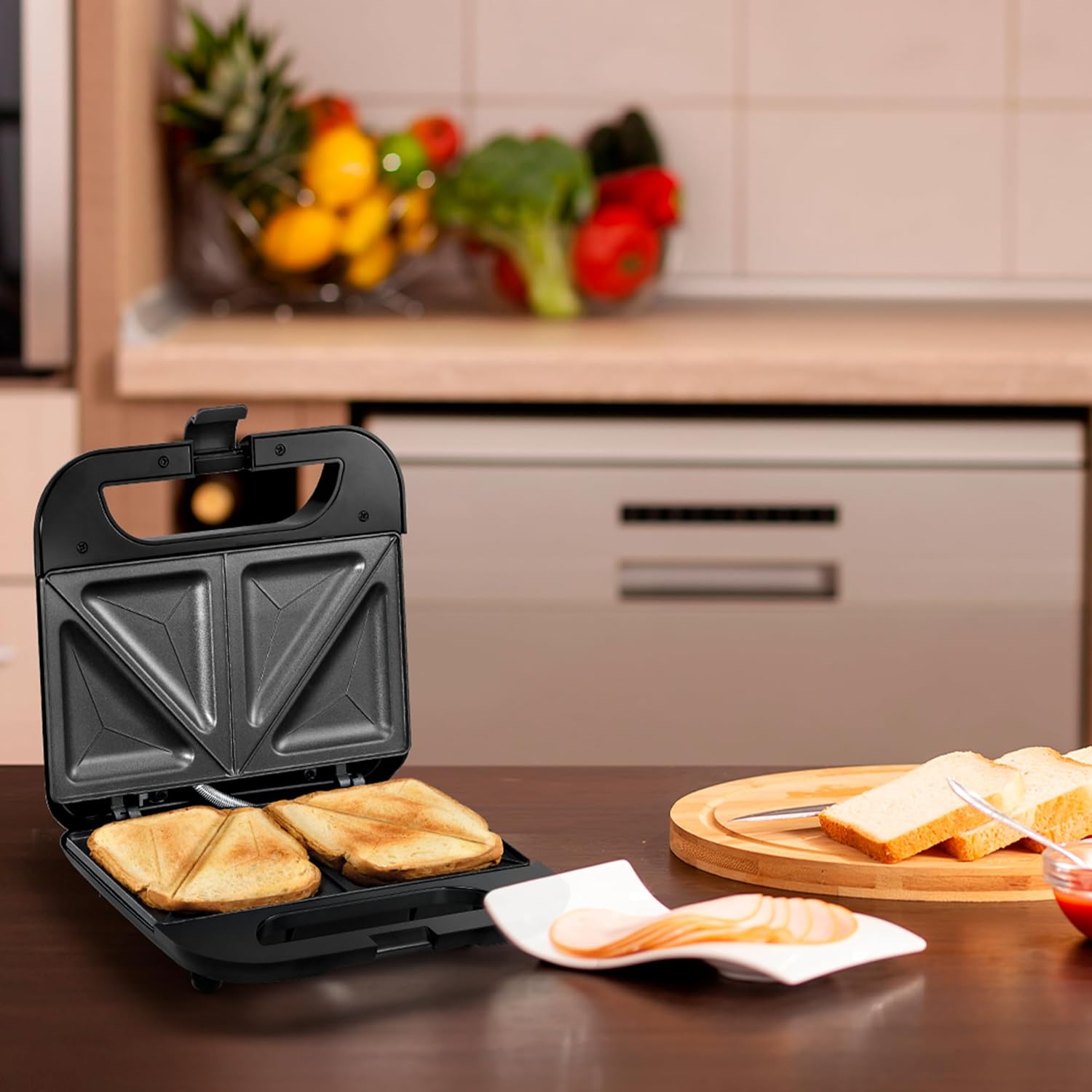 Sanduicheira Lunch Time Elgin para 2 sanduíches 800W – 110V na Amazon